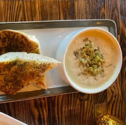 CHICKEN POBLANO SOUP