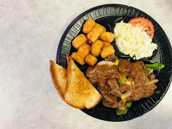 Chopped Steak Plate