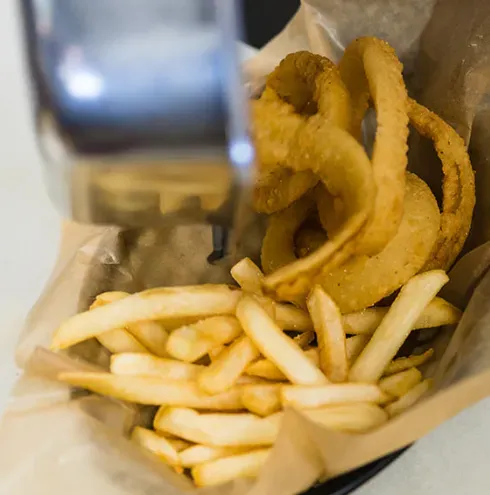 Half Fries, Half Onion Rings