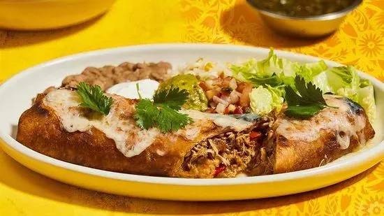 Chicken Tinga Chimichanga