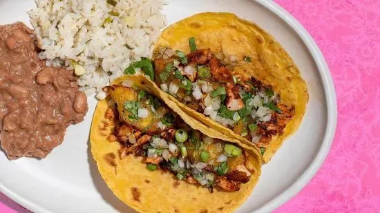 Chicken Pastor Tacos