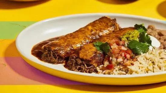 Short Rib Machaca Enchiladas