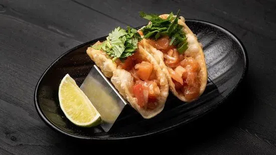 Salmon Poke Tacos* (2 pcs)