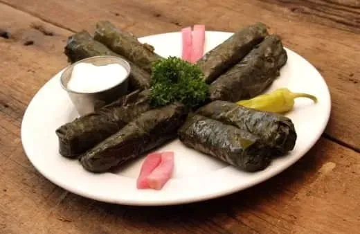 Vegetarian Stuffed Grape Leaves