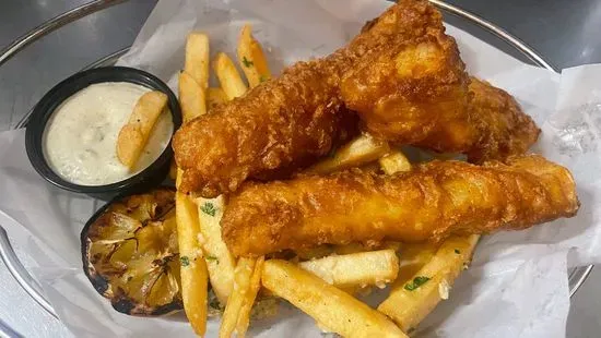 Guinness Beer Battered Fish & Chips