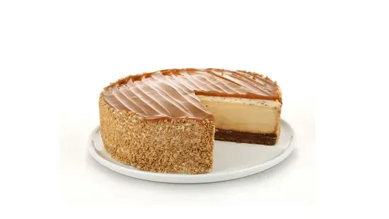 10 Inch Salted Caramel Cheesecake