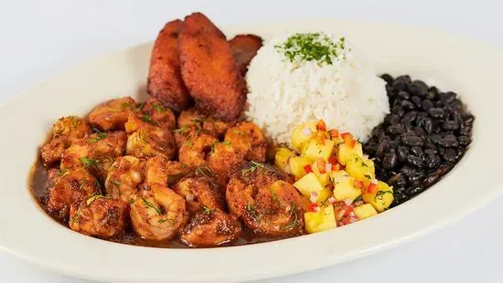 Jamaican Black Pepper Chicken & Shrimp