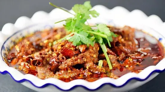 Beef with Flaming Chili Oil 水煮牛肉