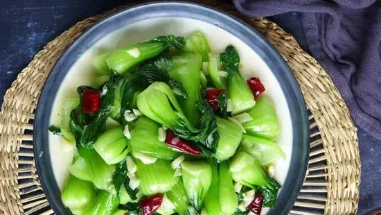 Baby Bok Choy 小白菜 (可選蒜蓉/上湯)