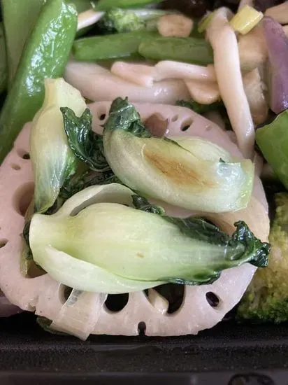 Spicy Lotus Root in Mini Flaming Pot 干锅莲藕