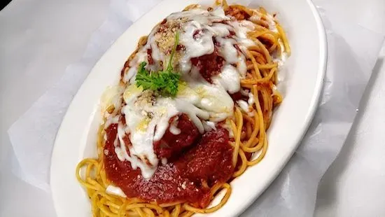 Baked Spaghetti with Meatballs