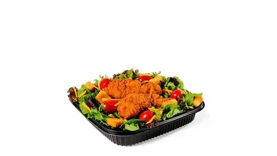 Garden Salad w/ Crispy Chicken