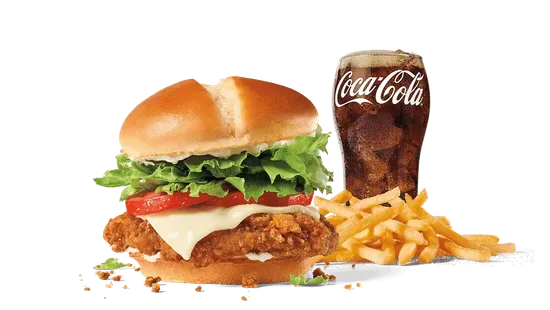 Jack's Spicy Chicken® w/ Cheese Combo