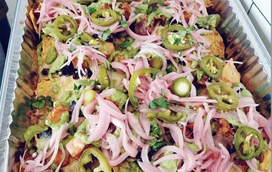 Sweet Potato Nachos for a Crowd (serves 8-10)