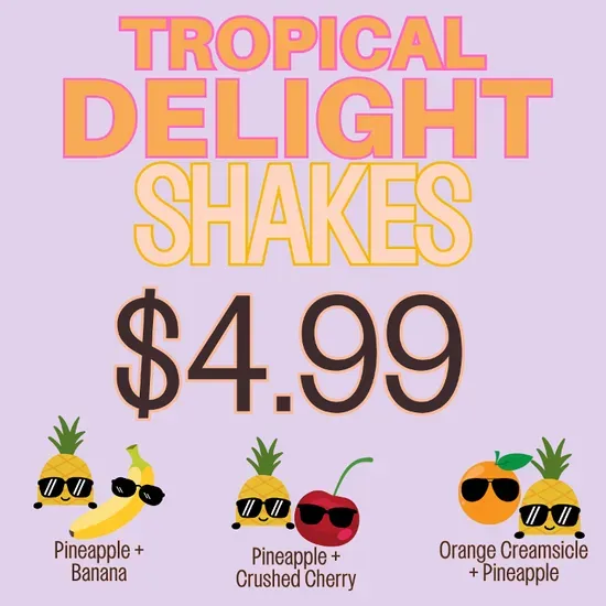 TROPICAL SHAKE SPECIALS