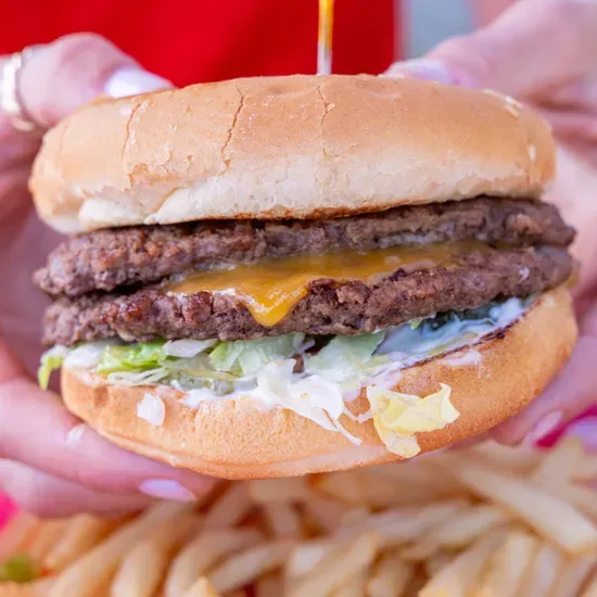 DOUBLE DELUXE CHEESEBURGER
