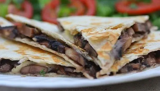 Wild Mushrooms Quesadilla