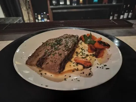 Beef brisket with horseradish mash