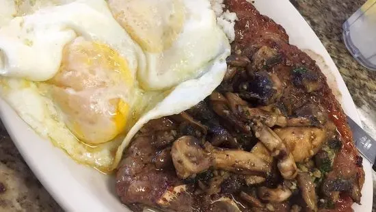 T-Bone Steak & Eggs