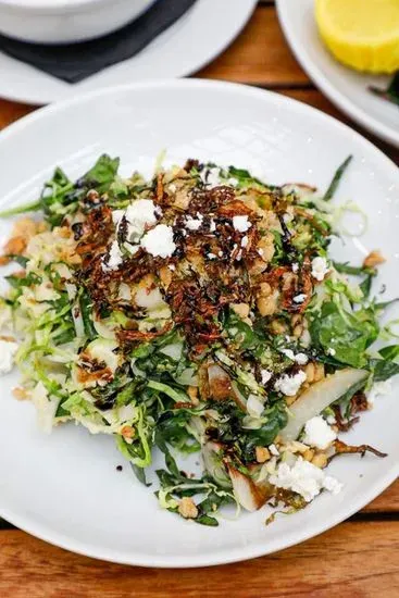 SHAVED BRUSSELS + FENNEL SALAD