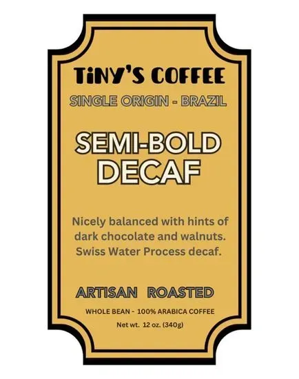 Decaf Beans 12oz