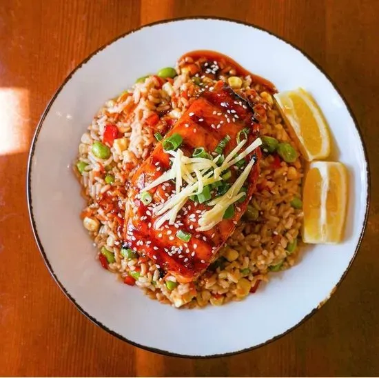 Salmon Teriyaki Bowl