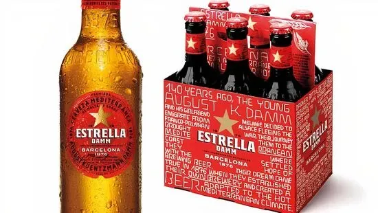 Estrella Damm Lager Beer