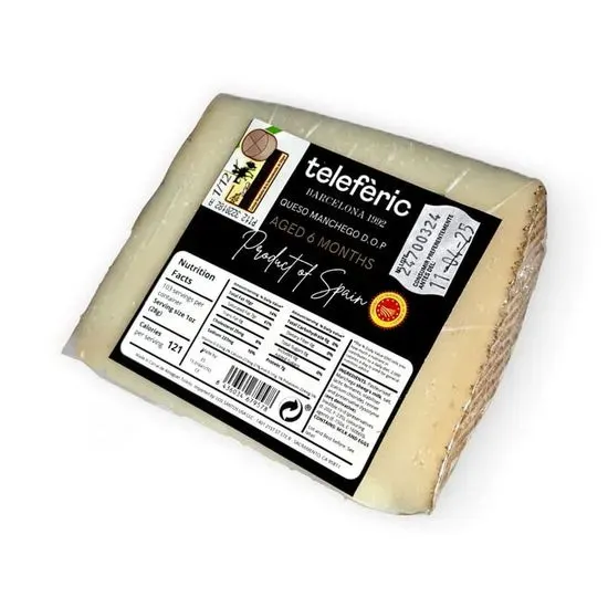 Manchego cheese gourmet aged 6 months