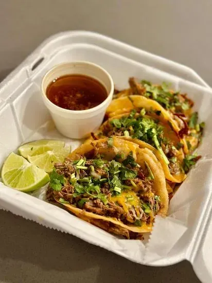 Queso Birria Tacos