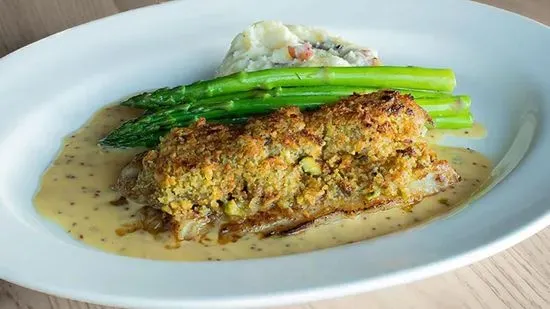 Pistachio-Crusted Grouper