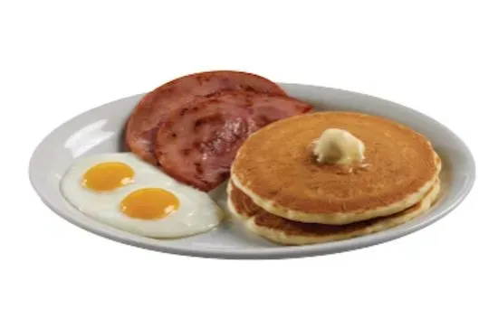 HAM, EGGS AND HOTCAKES