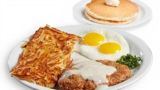 COUNTRY FRIED BREAKFAST & EGGS