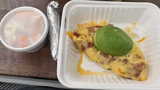 B27. Avocado Omelette