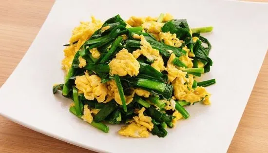 128. Chinese Chives W/ Scrambled Eggs