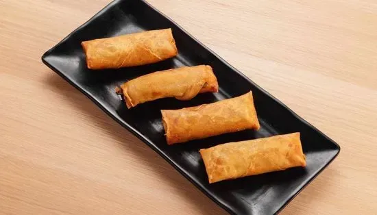 10. Crispy Egg Rolls W/ Pork & Veggie (4Pcs)