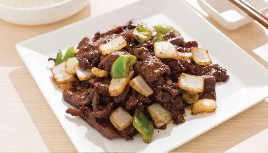 90. Beef & Scallion W/ Black Pepper Sauce