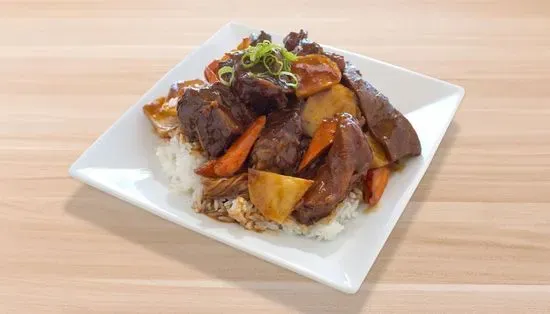 83. Beef Stew Over Rice