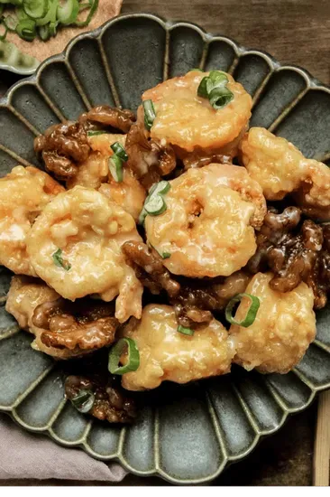 Prawns with Honeyed Walnuts  蜂蜜核桃虾