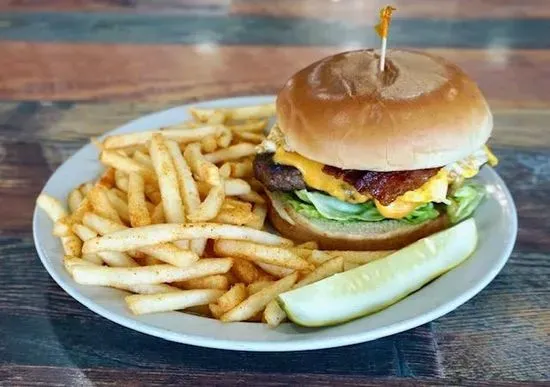 Bacon Avocado Cheeseburger