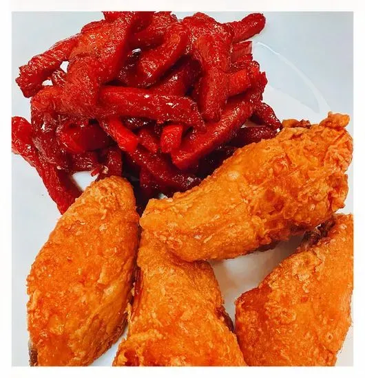 A13. Crispy Chicken Wings & Boneless Spare