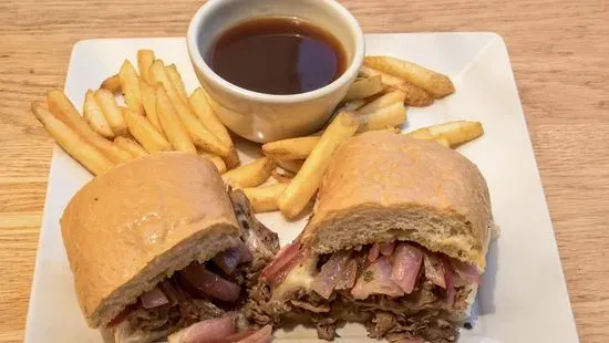 Prime Rib French Dip Sandwich