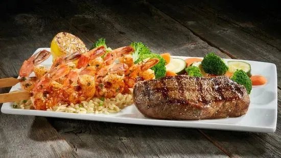 Steak & Grilled Shrimp Skewers 