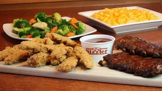 Baby Back Ribs & Crispy Chicken Strips