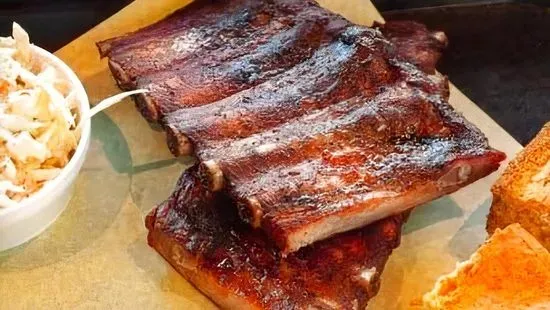 1/2 Rack Pork Ribs...Smoked ＆ Voted Best in the Valley