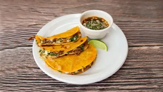 Three Birria Tacos