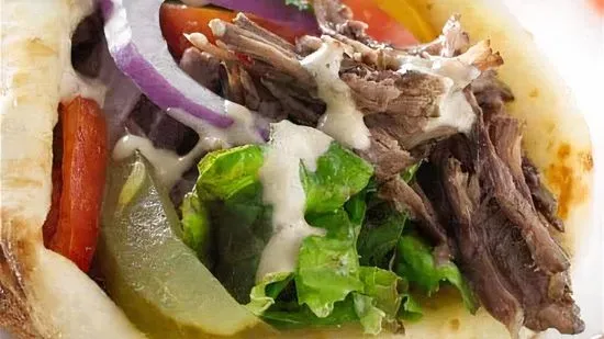 Beef Shawarma (Gyro) Sandwich