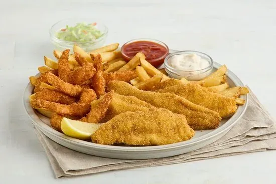 Fried Catfish & Crispy Shrimp Combo