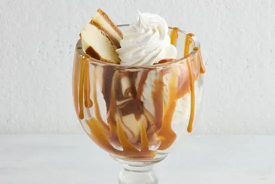 Dulce de Leche Cheesecake Sundae