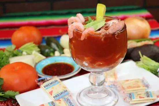 Coctel de pulpo y camaron