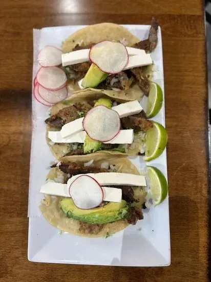 Tacos Milanesa de Res